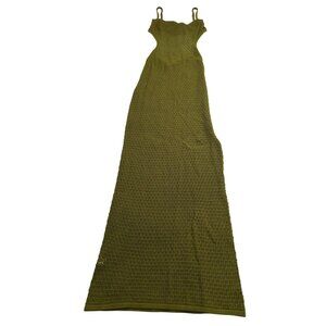 MONDAY Swimwear Marrakesh Dress in Olive Lace Crochet